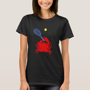 Camiseta Reprodutor de Tênis de Caranguejo Vermelho Tênis R