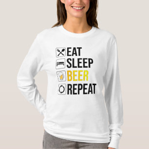 Camiseta Reproduza a cerveja de repouso