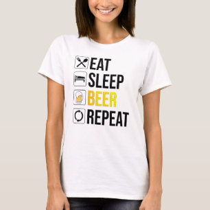 Camiseta Reproduza a cerveja de repouso