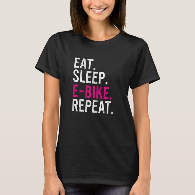 Camiseta Reproduza E Bike Sleep Repetir E MTB 4 (Frente)