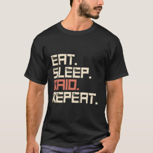 Camiseta Reproduza jogos com Raid de latência