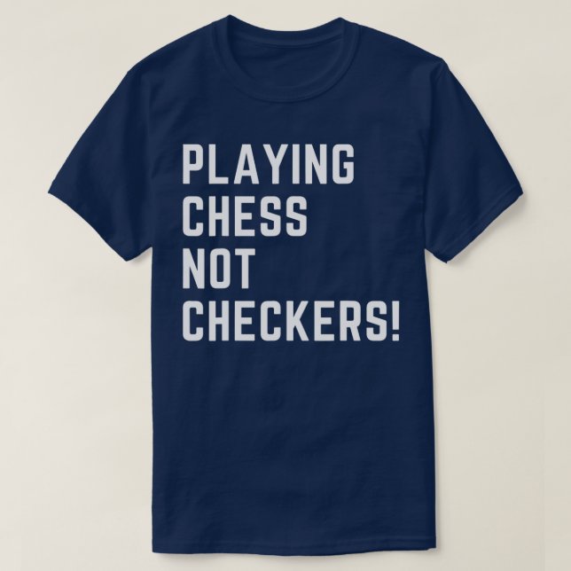 CAMISETA REPRODUZINDO ROUPA CHECKERS NOT CHECKERS (Frente do Design)