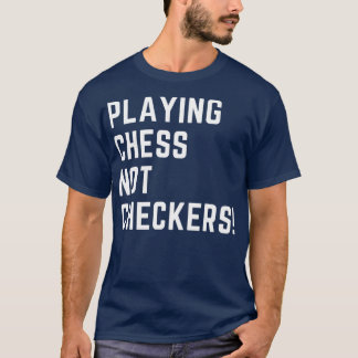 CAMISETA REPRODUZINDO ROUPA CHECKERS NOT CHECKERS