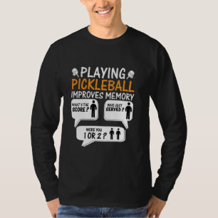 Camiseta Reproduzir Pickleball Melhora A Pic Do Jogador De