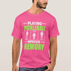 Camiseta REPRODUZIR PICKLEBALL Melhora A Pic do Player de D