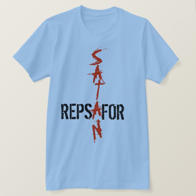 Camiseta Reps4Satan (Frente do Design)