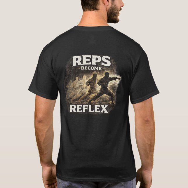 Camiseta Reps se Tornam Karatê Reflex (Verso)