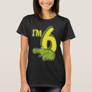 Camiseta Répteis 6 Birthday Crocodilo Proprietário do Répti