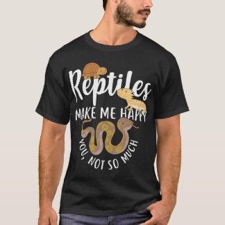 Camiseta Répteis Me Fazem Feliz engraçado