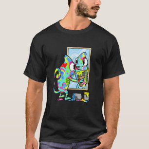 Camiseta Répteis Panther Chameleon Color Changing Animal C