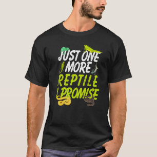 Camiseta Répteis Só Mais Um Réptil Que Prometo