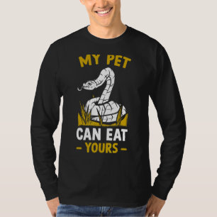 Camiseta Réptil Cobra Meu Pet Pode Comer O Seu