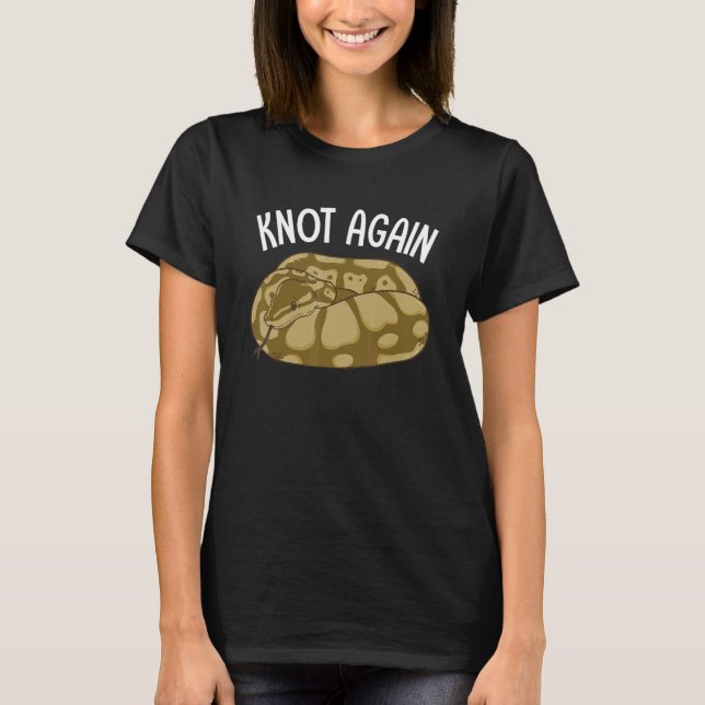 Camiseta Réptil De Noodal Para Herpetólogo De Python Ball (Frente)