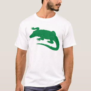 Camiseta Réptil do jacaré do jacaré do crocodilo
