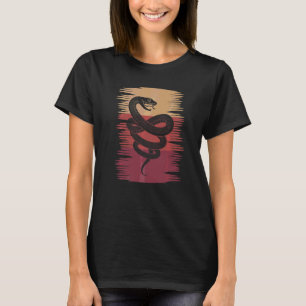Camiseta Réptil Retro Animal Cobra Dono de Cobra Pet
