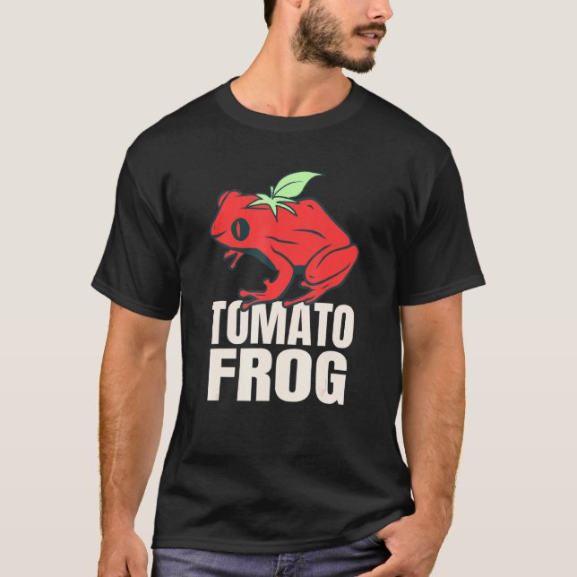 Camiseta Réptil Sapo de tomate e anfíbio para Zookeeper An (Frente)