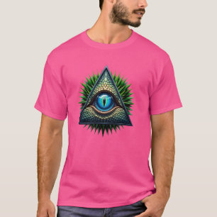 Camiseta Réptil Todos Vendo Pessoas De Olho Lizard Conspira