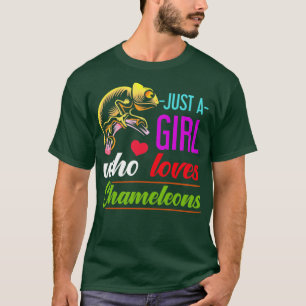 Camiseta Reptile Girl Chameleon