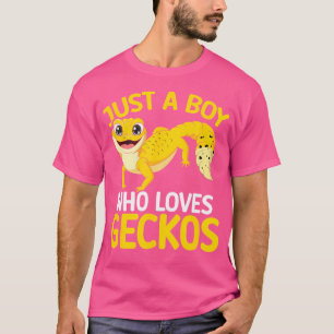 Camiseta Reptile Lizard Apenas Um Menino Que Ama Leopard Ge
