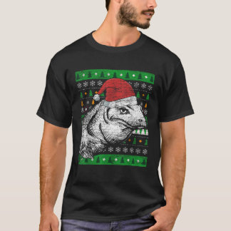 Camiseta Reptile Lizard Gifts Ugly Christmas Komodo Dragon