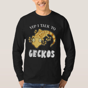 Camiseta Reptile Yep Eu Falo Com Minha Gecko Leopardo