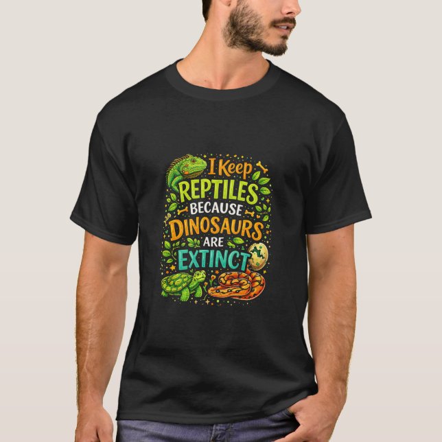 Camiseta Reptiles Rule (Frente)