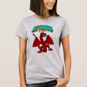 Camiseta Reptisaurus, de uso feminino