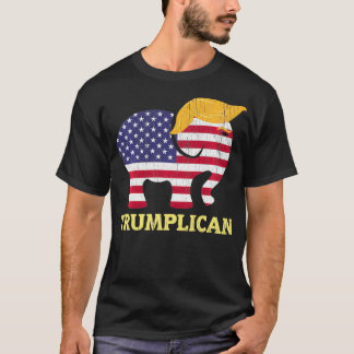 Camiseta Repub Eleitoral do Elefante Trumplican Trump Hair