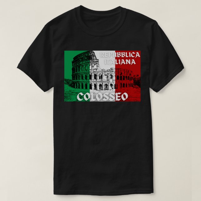 Camiseta Repubblica Italiana Colosseo (Frente do Design)