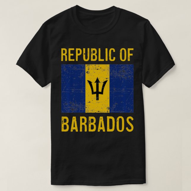 Camiseta Republic of Barbados New Country Celebration Pride (Frente do Design)