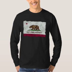 Camiseta República Califórnia Cali Enrugado Los Angeles Fl