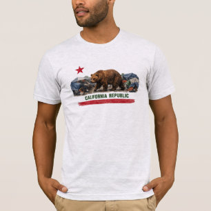 Camiseta República Califórnia: Urso da Cidade de Barracas –