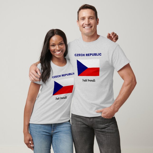 Camiseta República Checa, a verdade prevalece (Unissex)