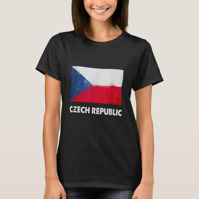 Camiseta República Checa Bandeira República Checa 1 (Frente)
