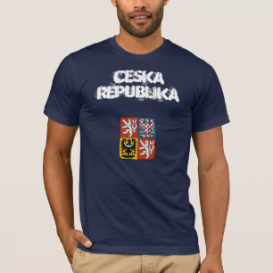 Camiseta República checa Ceska Republika com brasão