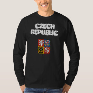 Camiseta República Checa com casaco de armas
