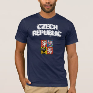 Camiseta República Checa com casaco de armas