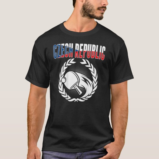 Camiseta República Checa Ping Pong Mesa Checo Suppo (Frente)
