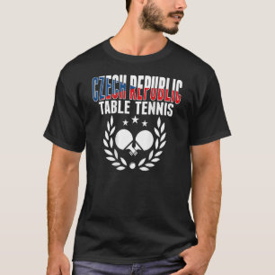 Camiseta República Checa Ping Pong Mesa Tênis Checo Sup