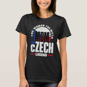Camiseta República Checa República Checa Bandeira Mãe