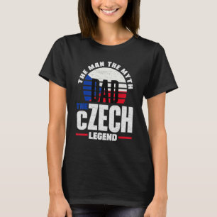 Camiseta República Checa República Checa Bandeira Padre