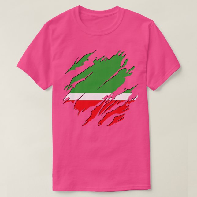 Camiseta República Chechena Sempre (Frente do Design)