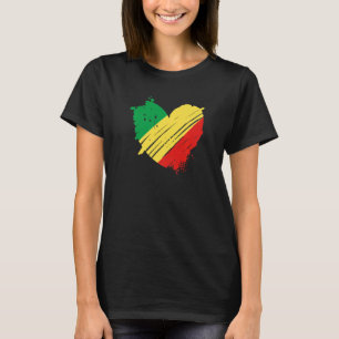 Camiseta República Congo Flag I love Congo in my DNA Congol