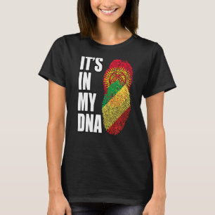Camiseta República Congolesa E Quirguistão Misturam DNA Her
