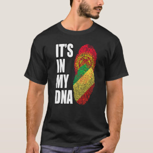 Camiseta República Congolesa E Quirguistão Misturam DNA Her