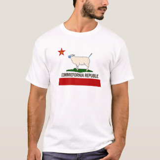 Camiseta República da Califórnia Bandeira Funny