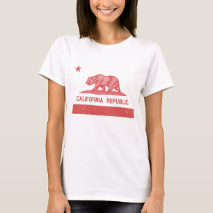 Camiseta República da Califórnia (Vermelho)
