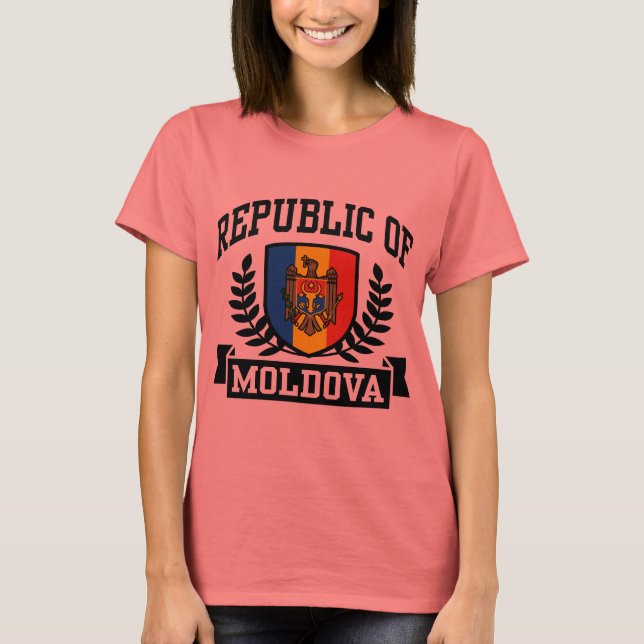 Camiseta República da Moldávia (Frente)