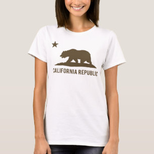 Camiseta República de Califórnia - básica - Brown
