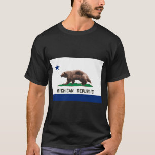 Camiseta República de Michigan Wolverine